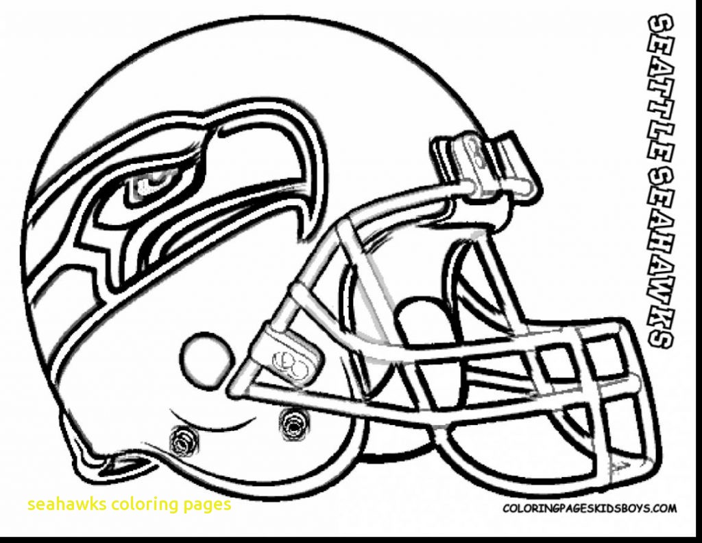 1024x791 seahawks logo coloring page - Seahawks Logo Drawing