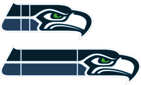 452x275 seahawks clipart - Seahawks Logo Drawing