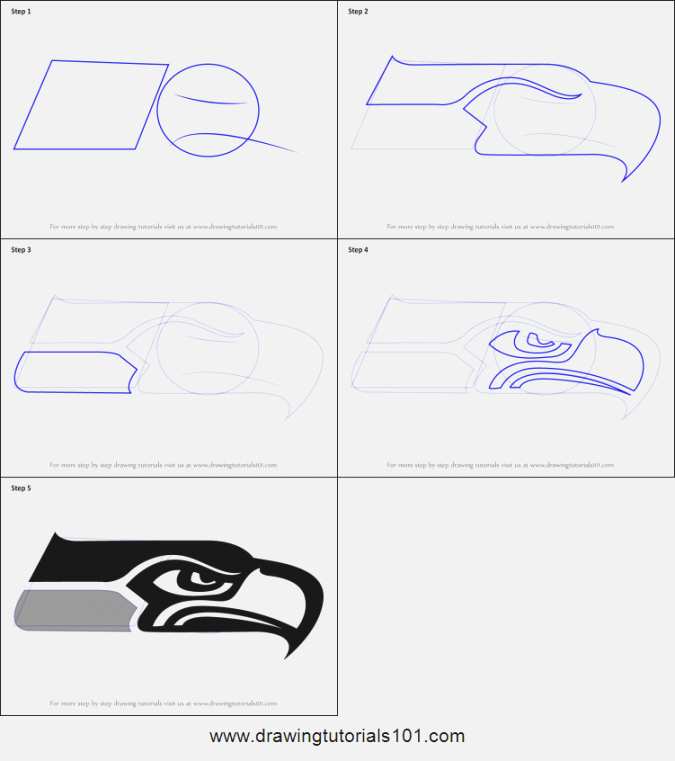 675x761 best enterprising seattle seahawks logo printable kongdian - Seahawks Logo Drawing