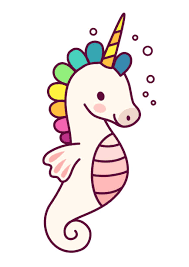 189x267 image result for unicorn seahorse drawing ocean - Seahorse Cartoon Drawing