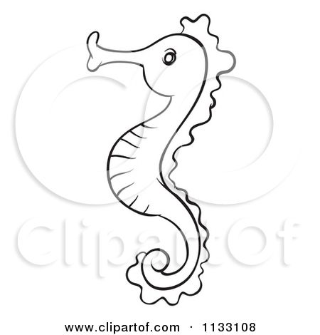 450x470 Cute Seahorse Cartoon Drawing - Seahorse Cartoon Drawing