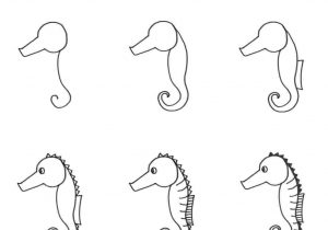300x210 Rhcom Drawings Of Seahorses Drawing The Week U Studioten - Seahorse Drawing Easy