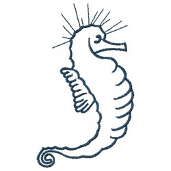 250x250 Seahorse Drawing Outline - Seahorse Drawing Outline