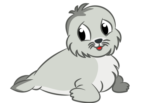500x353 Baby Seal Drawing - Seal Animal Drawing