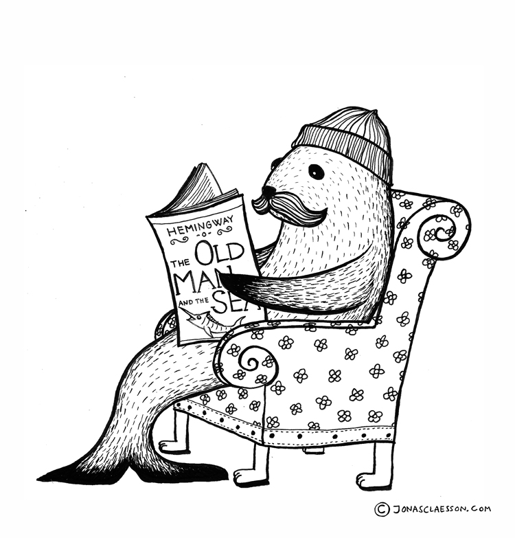 750x783 Seal Drawing Jonas Claesson - Seal Drawing