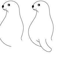 200x200 Line Drawing - Seal Line Drawing