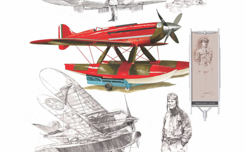 825x510 three most significant seaplane racers of the colaizzi design - Seaplane Drawing