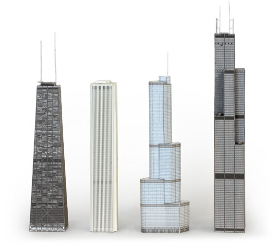 567x500 pictures of willis tower drawing - Sears Tower Drawing