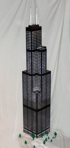238x500 sears tower a creation - Sears Tower Drawing
