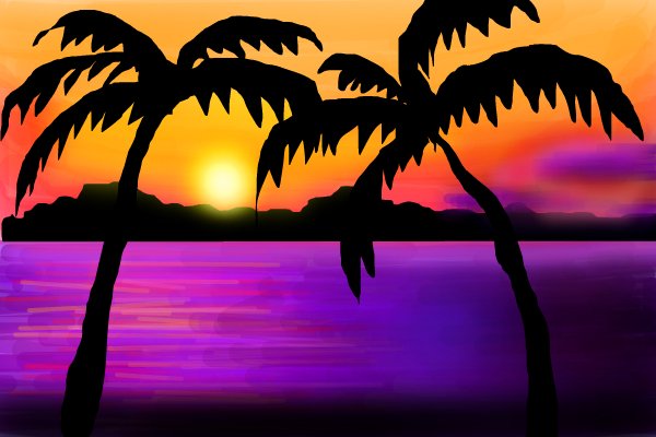 600x400 Seaside A Other Speedpaint Drawing - Seaside Drawing