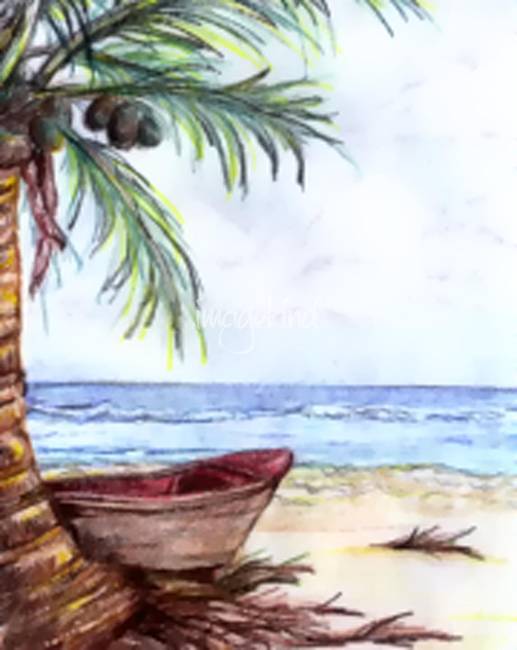 517x650 stunning seaside pencil drawings and illustrations for sale - Seaside Drawing