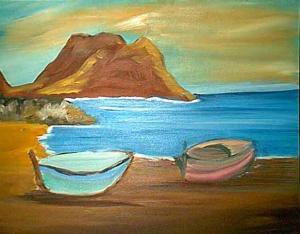 300x234 How To Draw Seaside - Seaside Drawing