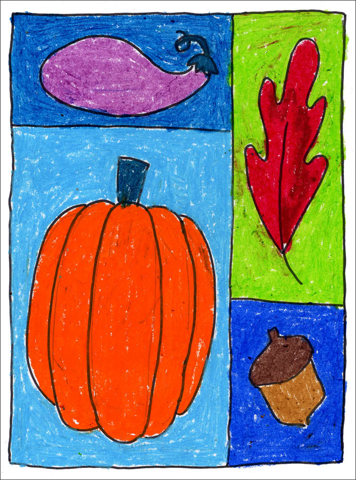 732x985 Autumn Season Drawing Art Projects For Kids - Season Drawing