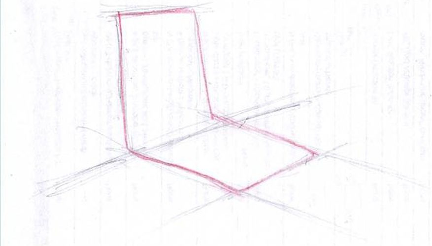 877x500 How To Draw A Chair Our Pastimes - Seat Drawing