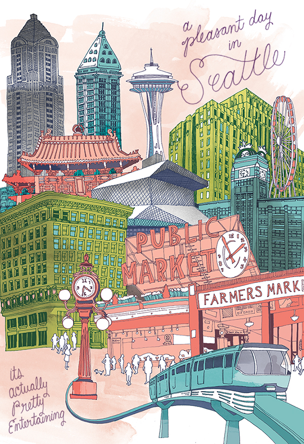 Seattle Drawing at Explore collection of Seattle
