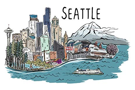 463x309 seattle drawing free download - Seattle Drawing