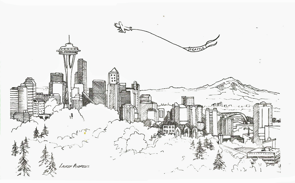 1225x760 Art Stall Gallery - Seattle Drawing