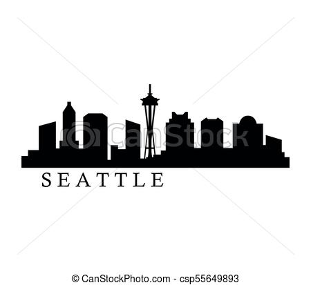 450x413 Seattle Skyline Drawing - Seattle Skyline Drawing