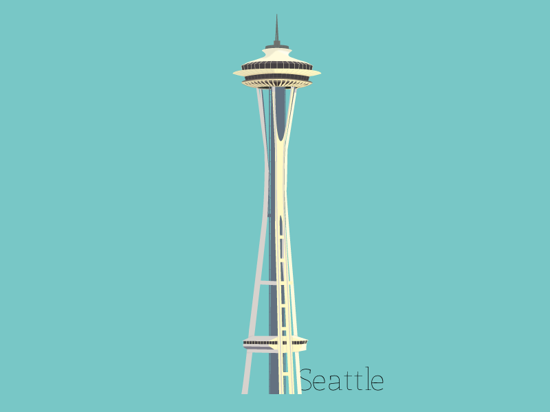 Seattle Space Needle Drawing at Explore collection