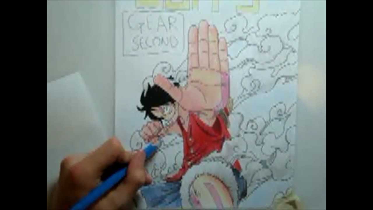 1280x720 Drawing Luffy - Second Drawing