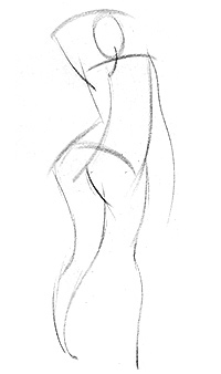 200x338 How To Draw Gesture Step - Second Drawing