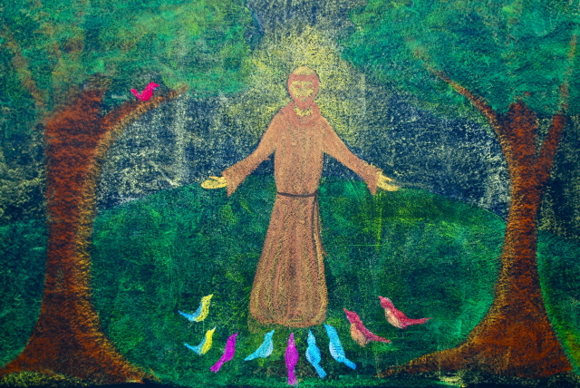 640x428 second grade saint francis chalkboard drawings in the waldorf - Second Grade Drawings