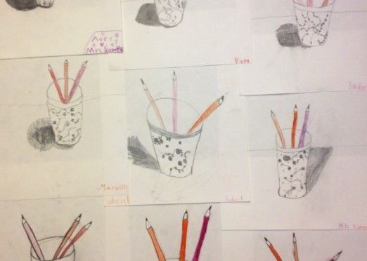 522x372 second grade still life drawing assisted living activities - Second Grade Drawings