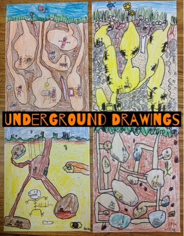 375x480 underground drawings, grade - Second Grade Drawings