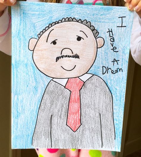 474x528 dr martin luther king directed drawing second grade ideas - Second Grade Drawings