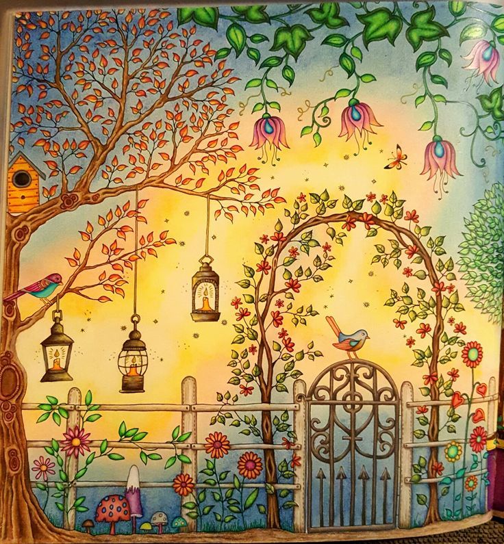 94+ The Secret Garden Coloring Book Completed Free Images