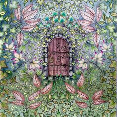 236x236 Best Adult Colouring - Secret Garden Drawing