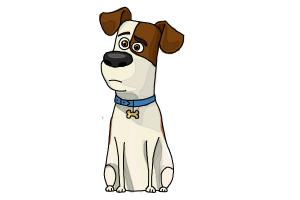 300x200 how to draw max from the secret of pets - Secret Life Of Pets Drawing