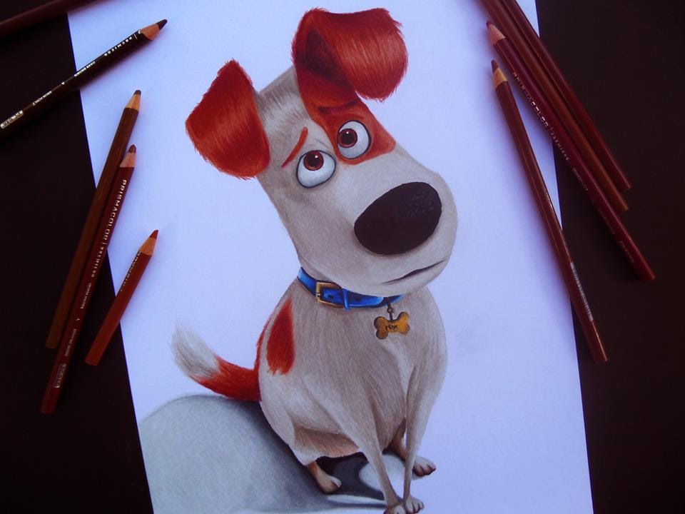 960x720 the secret life of pets max speed drawing - Secret Life Of Pets Drawing