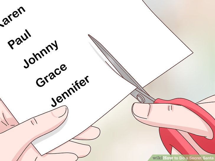 728x546 How To Do A Secret Santa Steps - Secret Santa Drawing