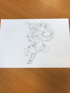 225x300 disney tigger christmas decoration secret santa drawing sketch - Secret Santa Drawing