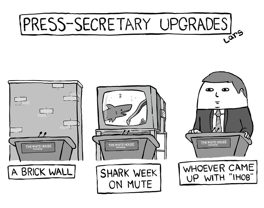 900x711 press secretary upgrades drawing - Secretary Drawing