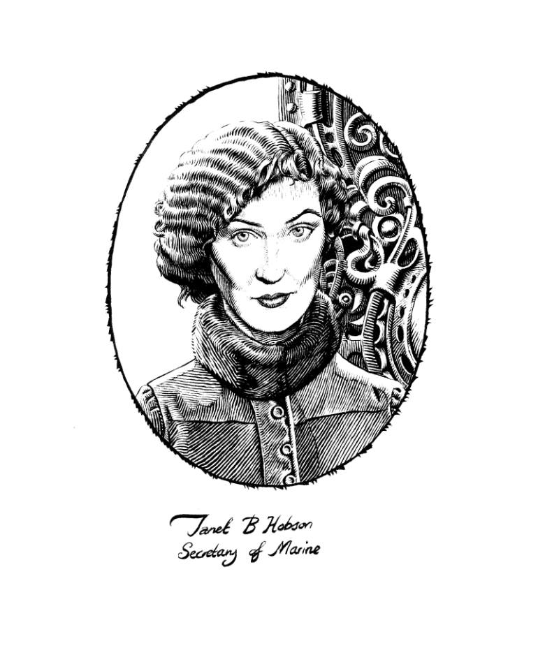 770x938 Secretary Of Marine - Secretary Drawing