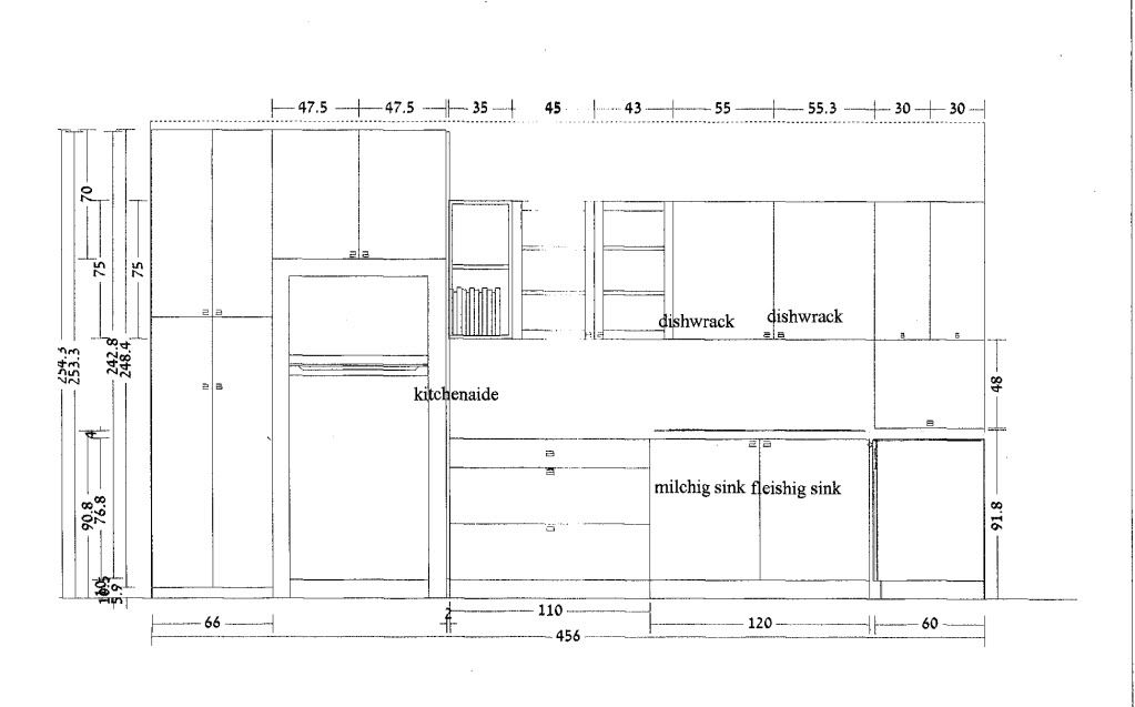 1023x637 kitchen section drawing - Section Drawing