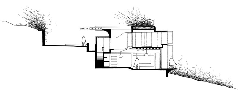 800x323 Architectural Drawings - Section Drawing Architecture