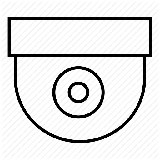 512x512 camera, cctv, recording, security icon - Security Camera Drawing