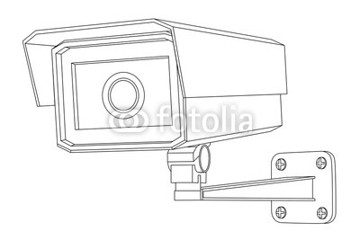 400x267 cctv security camera outline drawing buy photos ap images - Security Camera Drawing