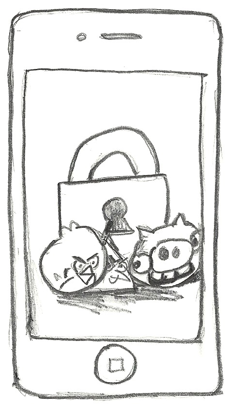 477x840 Itouchiphone Security For Kids And Teens Securemamasecuremama - Security Drawing