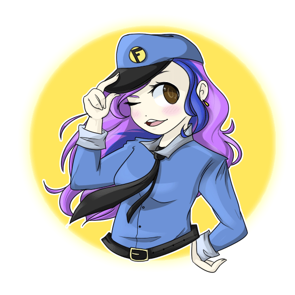 600x600 security guard drawing - Security Guard Drawing