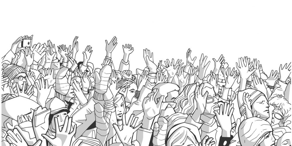 1000x500 students walk out of western high school to support security guard - Security Guard Drawing