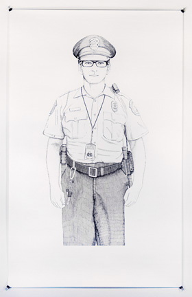 280x432 chicago series - Security Guard Drawing