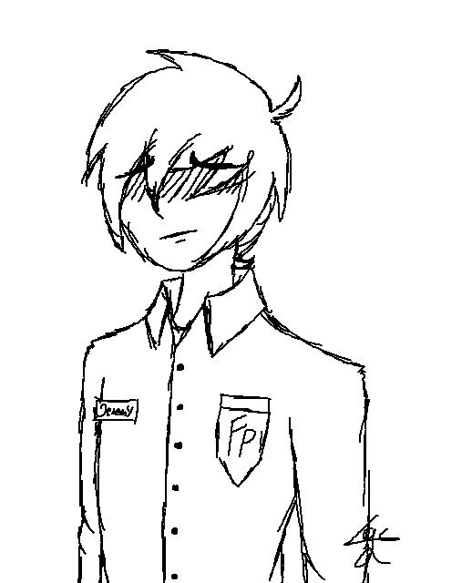 518x640 lichtningbolt on twitter fnaf security guard designs! got a draw - Security Guard Drawing