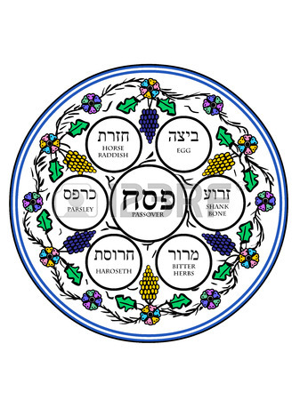 337x450 lamb clipart passover dinner frames illustrations hd images - Seder Plate Drawing