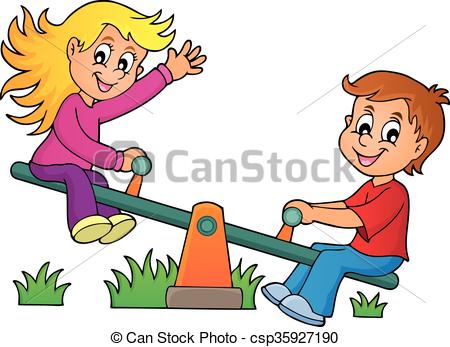450x347 children on seesaw theme image - Seesaw Drawing