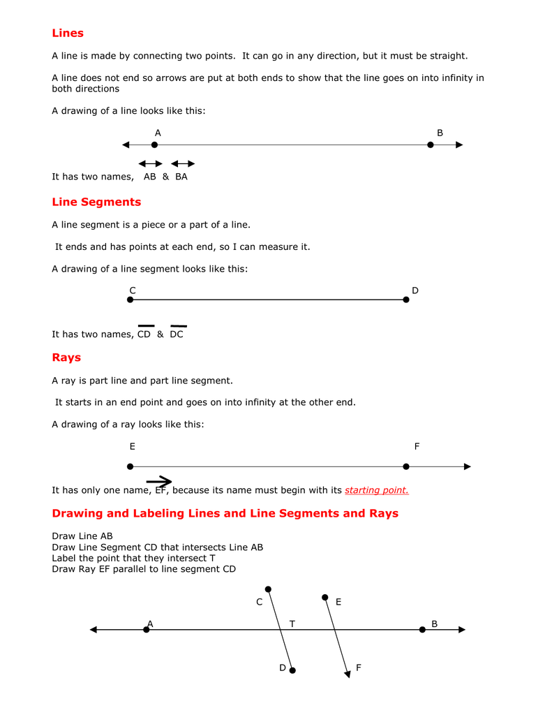 791x1024 lines line segments rays drawing and labeling lines and line - Segment Drawing