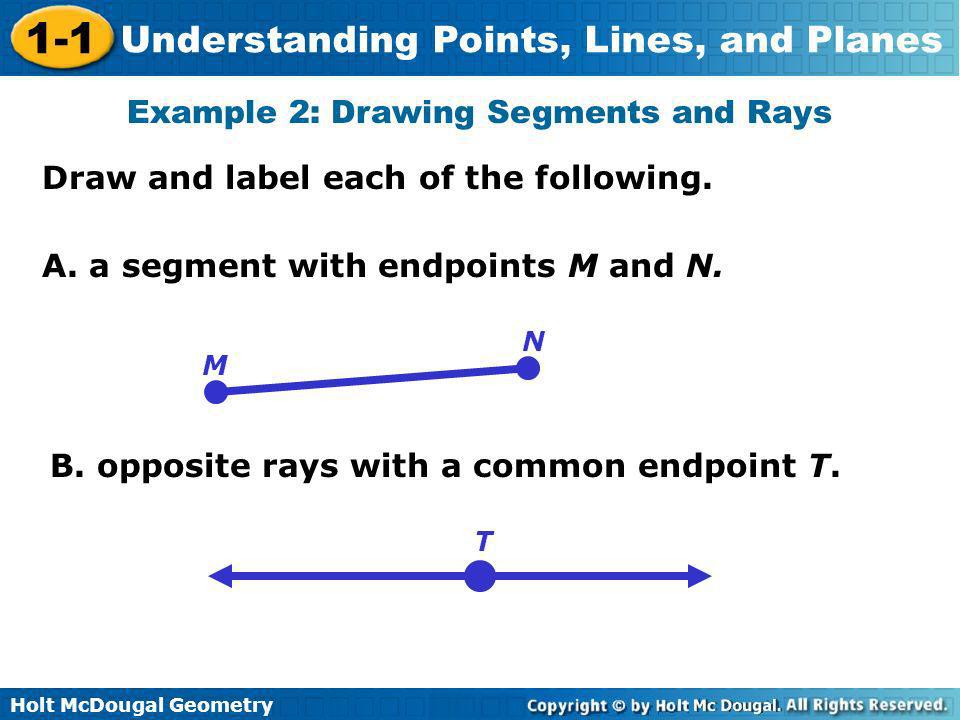 960x720 objectives identify, name, and draw points, lines, segments, rays - Segment Drawing